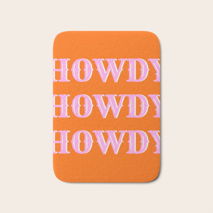 Howdy Howdy Howdy Bath Mat Gallery Image 1