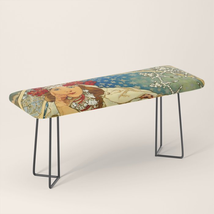 Alphonse Mucha  "Princess Hyacinth" Bench Gallery Image 1