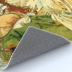Alphonse Mucha  "Princess Hyacinth" Rug Gallery Image 4