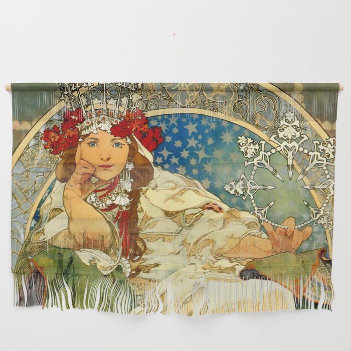 Alphonse Mucha  "Princess Hyacinth" Wall Hanging Gallery Image 1