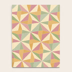 Kaleidoscope Tile Pattern XIII Neutral Earthy Pastel Notebook Gallery Image 4