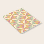 Kaleidoscope Tile Pattern XIII Neutral Earthy Pastel Notebook Gallery Image 2