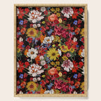 Multicolor Floral Night Garden Serving Tray Gallery Image 1