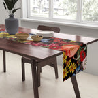 Multicolor Floral Night Garden Table Runner Gallery Image 2