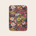 Multicolor Floral Night Garden Bath Mat Gallery Image 1