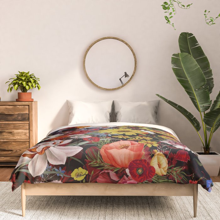 Multicolor Floral Night Garden Comforter Gallery Image 3