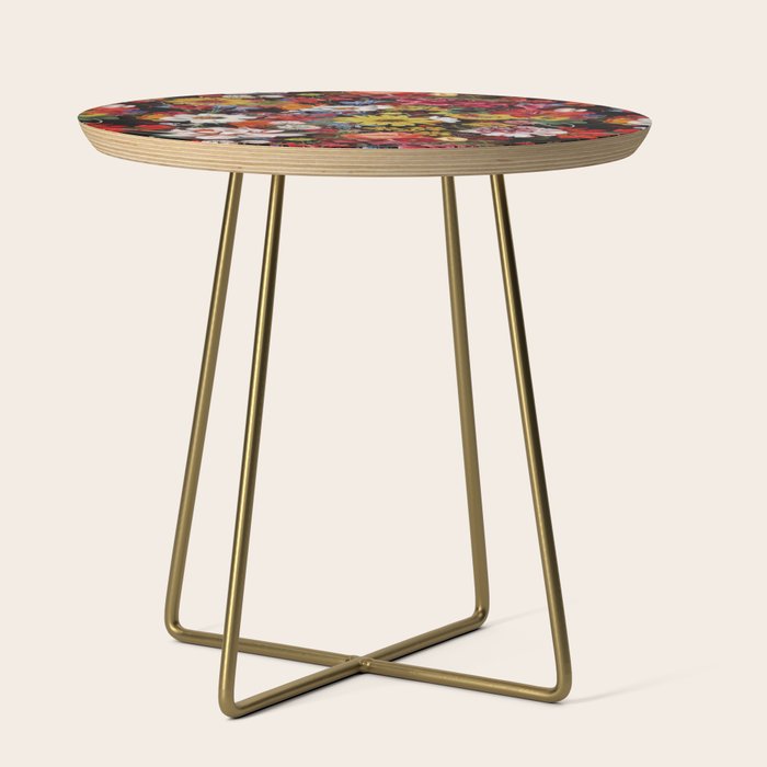 Multicolor Floral Night Garden Side Table Gallery Image 1