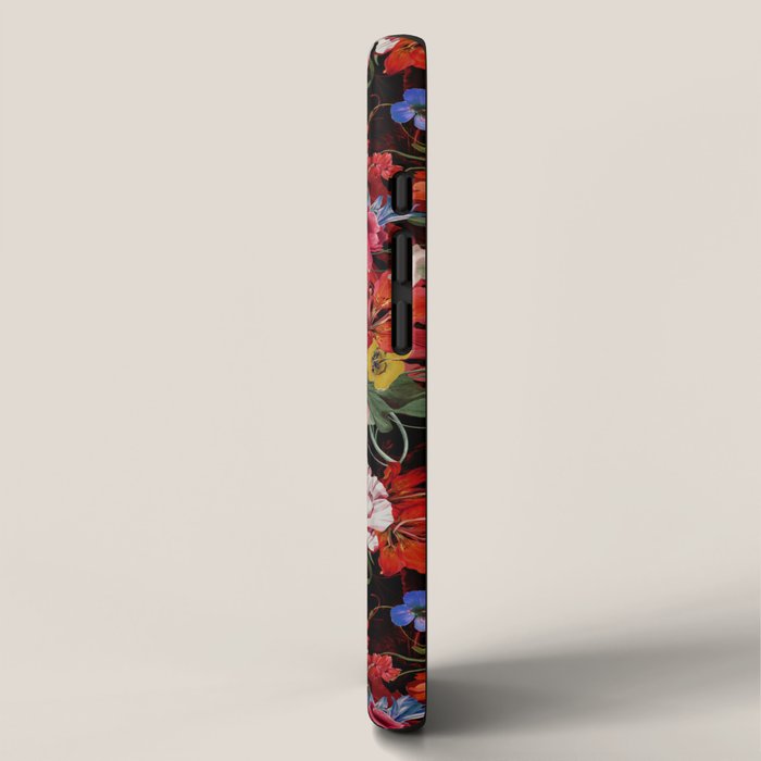 Multicolor Floral Night Garden iPhone Case Gallery Image 2