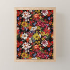Multicolor Floral Night Garden Mini Art Print Gallery Image 1