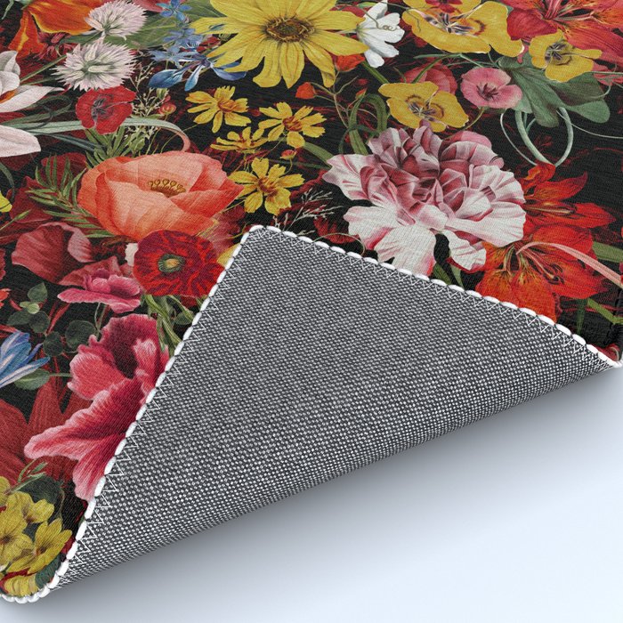 Multicolor Floral Night Garden Rug Gallery Image 4