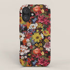 Multicolor Floral Night Garden iPhone Case Gallery Image 1