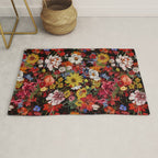 Multicolor Floral Night Garden Rug Gallery Image 1