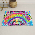 1997 Neon Rainbow Spirit Board Rug Gallery Image 1