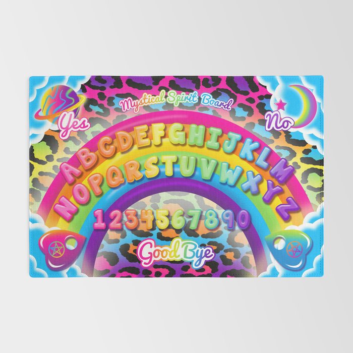 1997 Neon Rainbow Spirit Board Rug Gallery Image 2