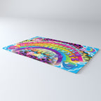 1997 Neon Rainbow Spirit Board Rug Gallery Image 3