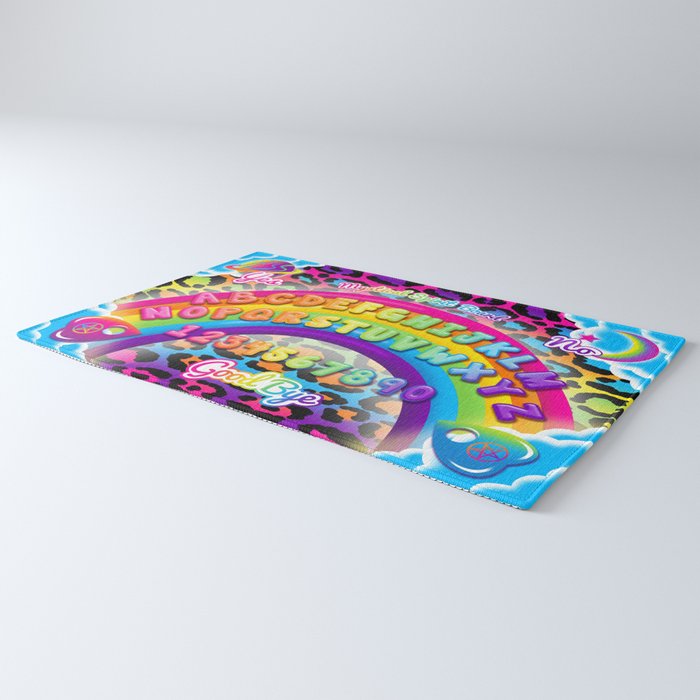 1997 Neon Rainbow Spirit Board Rug Gallery Image 3