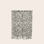 Abstract Brushed Line Art Florals Wall Hanging Gallery Image 1