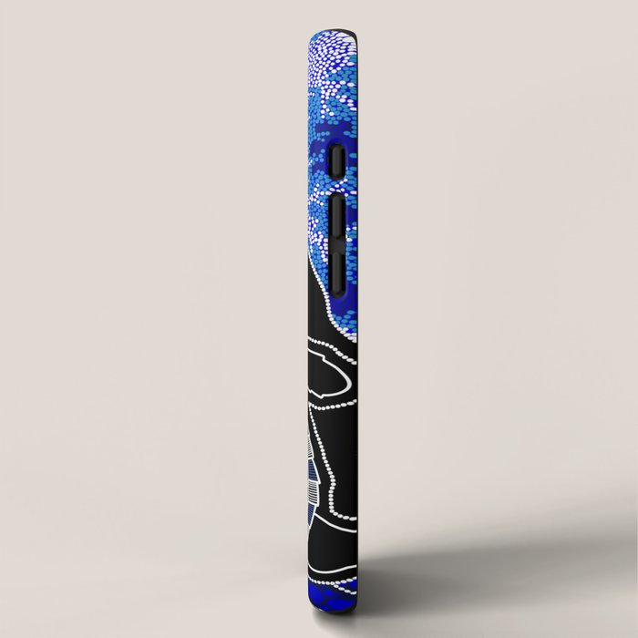 Authentic Aboriginal Art - Baby Sea Turtles iPhone Case Gallery Image 2