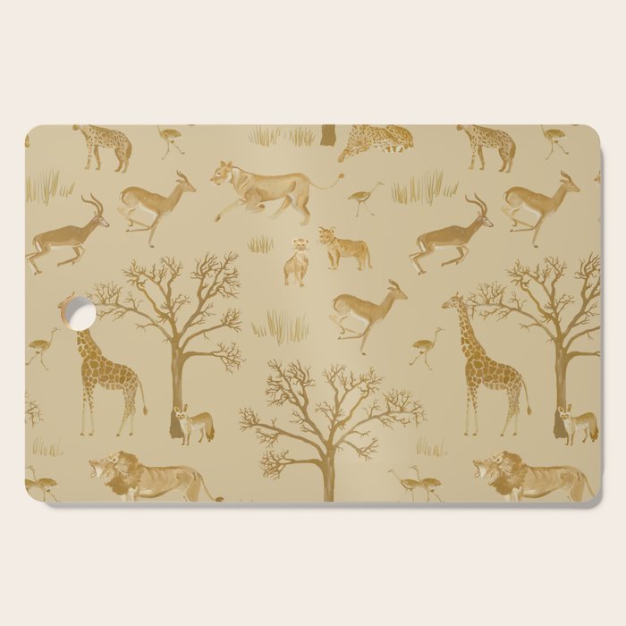 Safari in the Serengeti Cutting Board Gallery Image 1
