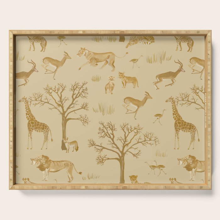 Safari in the Serengeti Serving Tray Gallery Image 1