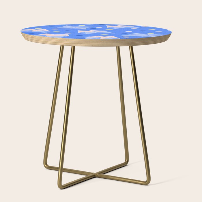 Origami Fortune Teller in Sky Blue & Peach Side Table Gallery Image 1
