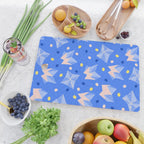 Origami Fortune Teller in Sky Blue & Peach Cutting Board Gallery Image 2