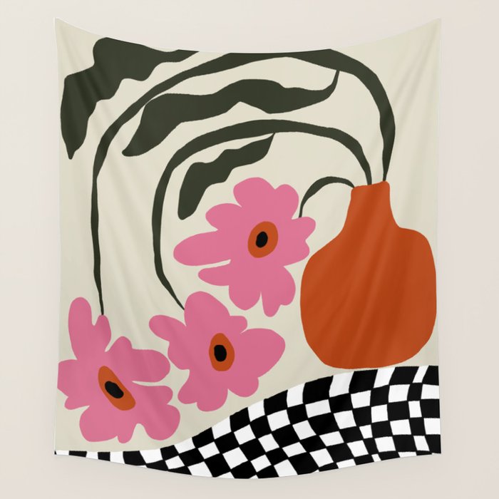 Vintage blossom  Wall Tapestry Gallery Image 4