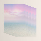 Pink Sunset, Ocean Art Wrapping Paper Gallery Image 3