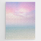 Pink Sunset, Ocean Art Jigsaw Puzzle Gallery Image 1