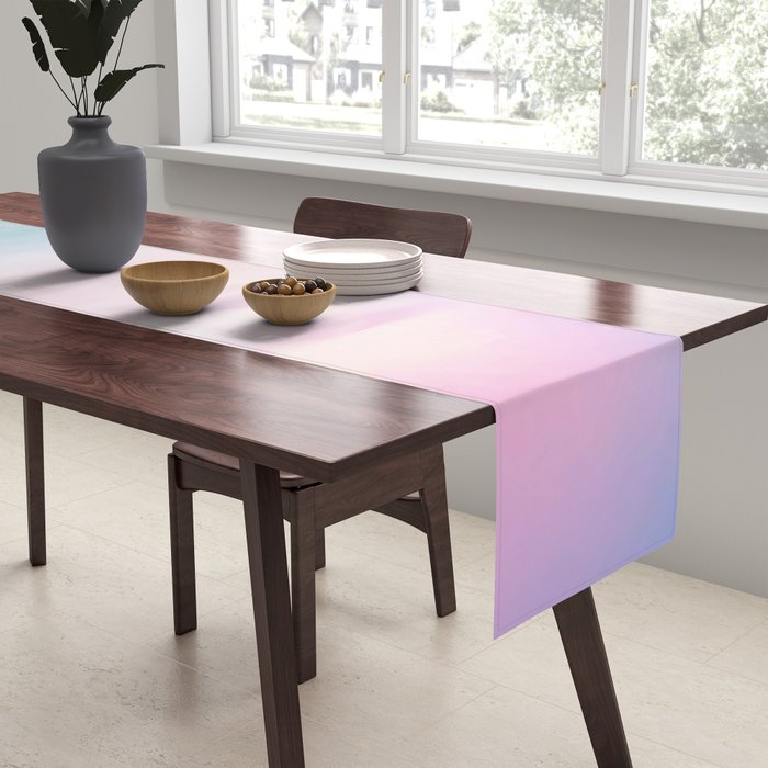 Pink Sunset, Ocean Art Table Runner Gallery Image 2