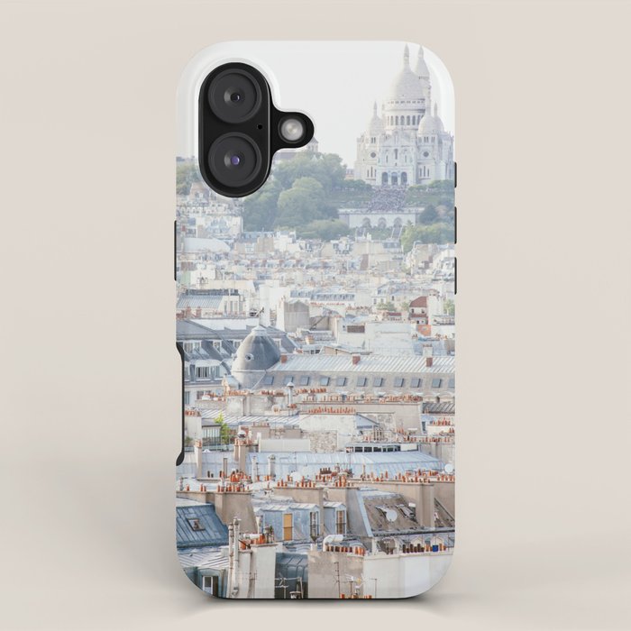 Montmartre Sacre Coeur - Paris Travel Photography iPhone Case Gallery Image 1