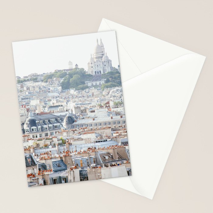 Montmartre Sacre Coeur - Paris Travel Photography Stationery Card Gallery Image 2