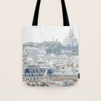 Montmartre Sacre Coeur - Paris Travel Photography Tote Bag Gallery Image 1