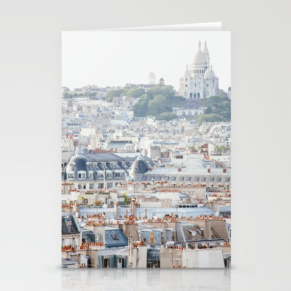 Montmartre Sacre Coeur - Paris Travel Photography Stationery Card Gallery Image 1