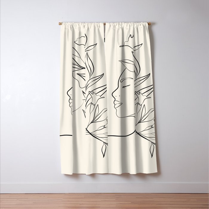Blooming I Window Curtain Gallery Image 3