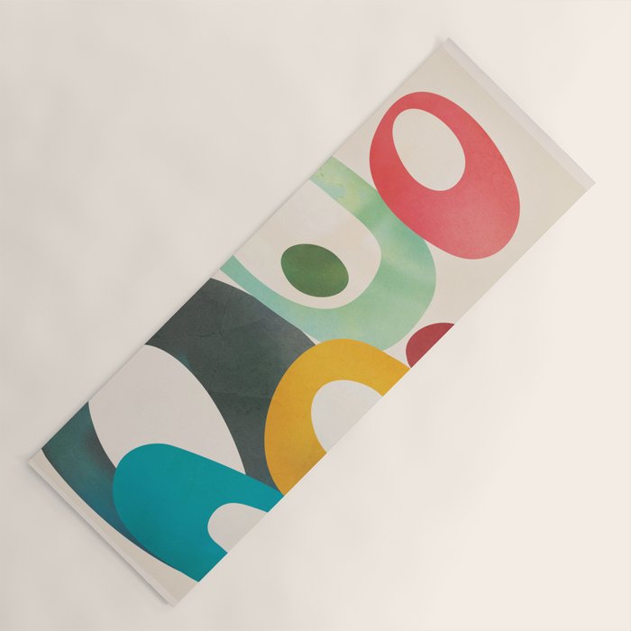 Mid-Century Modern Abstract Art 05 Yoga Mat Gallery Image 1