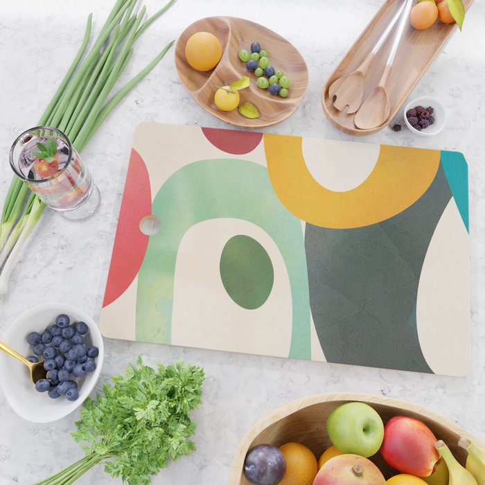 Mid-Century Modern Abstract Art 05 Cutting Board Gallery Image 2