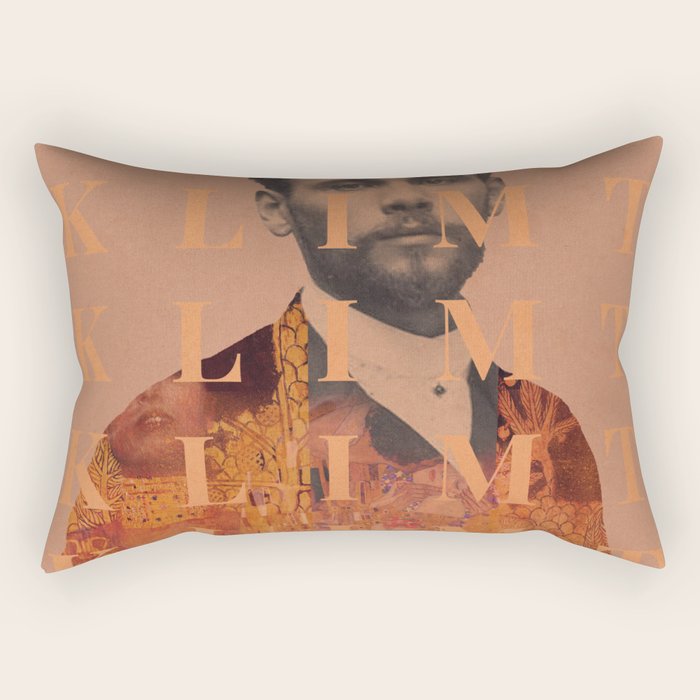 for Gustav Klimt 02 Rectangular Pillow Gallery Image 1