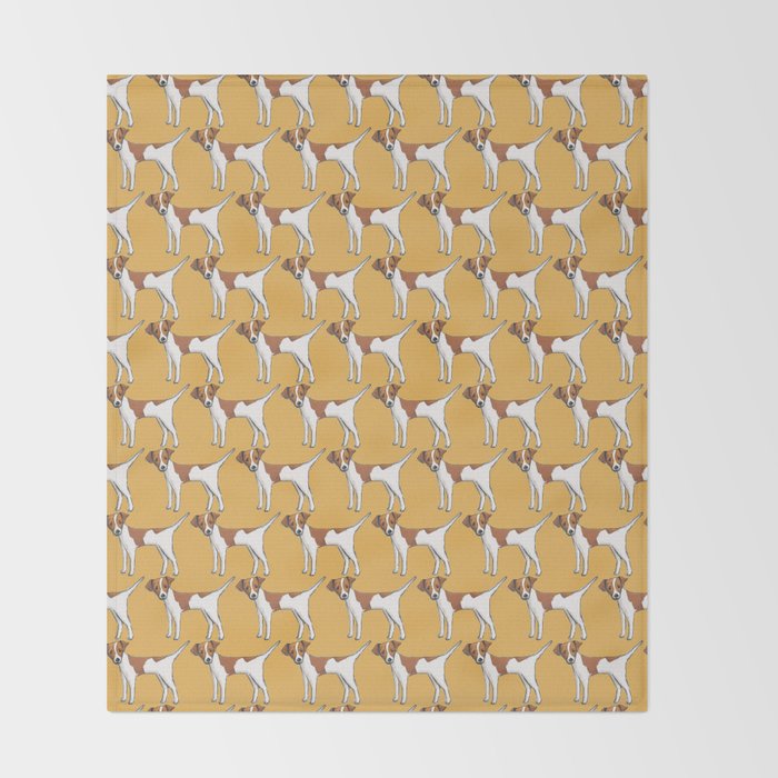 Russ the dog Throw Blanket Gallery Image 2