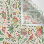 Swedish Floral - Cream Wall Tapestry Gallery Image 3