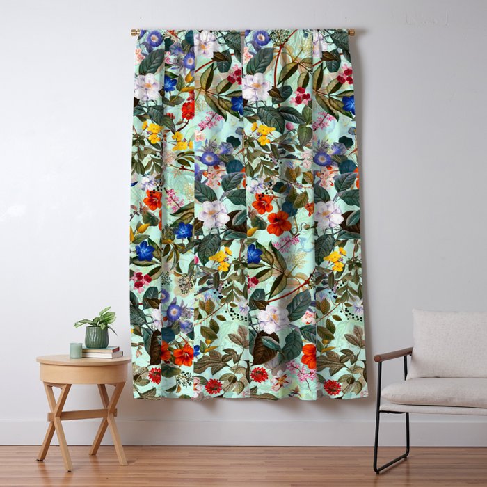 Summer Botanical Garden XVI Window Curtain Gallery Image 5