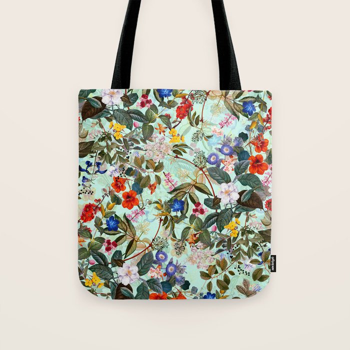Summer Botanical Garden XVI Tote Bag Gallery Image 1