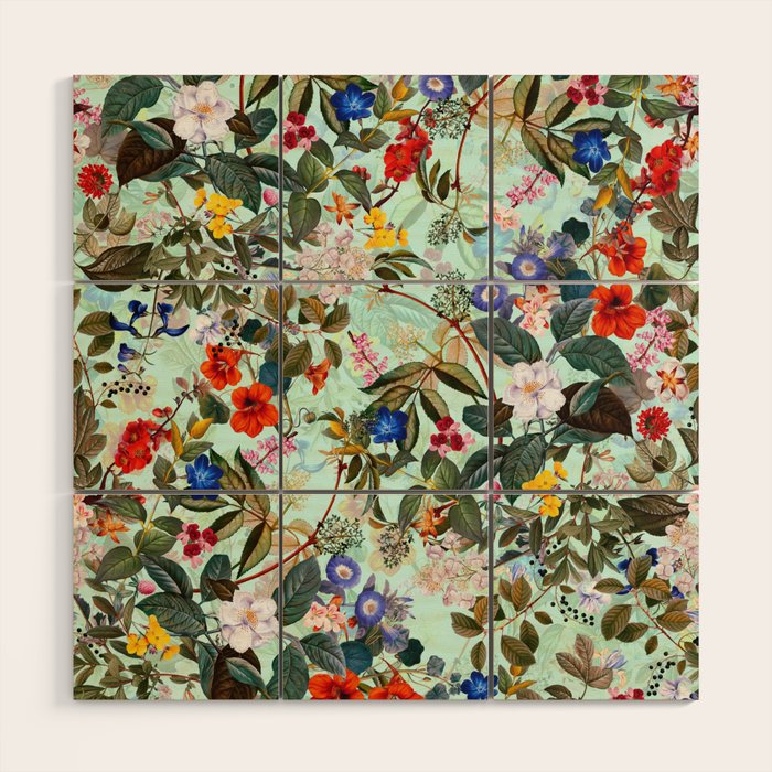 Summer Botanical Garden XVI Wood Wall Art Gallery Image 1