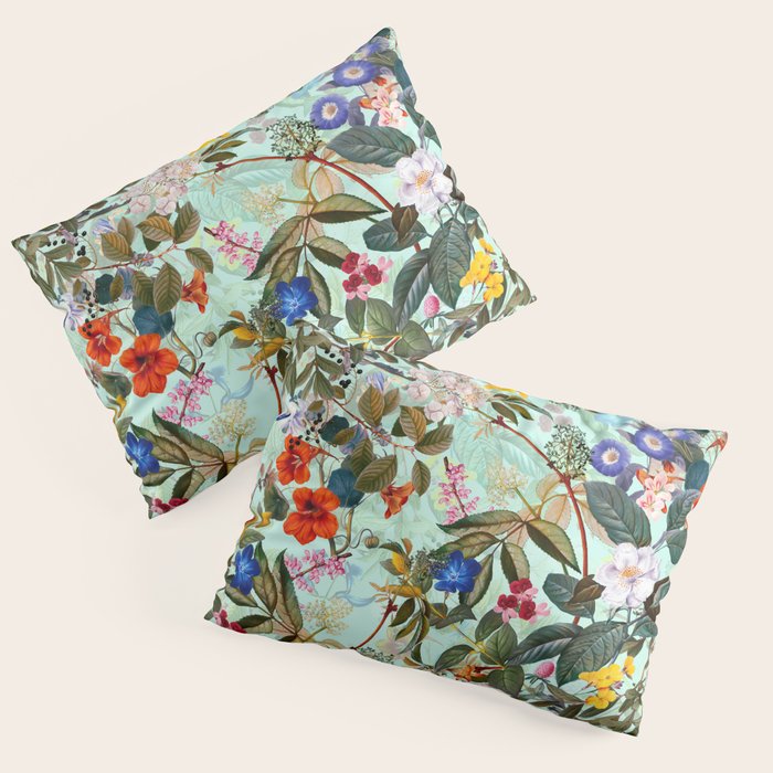 Summer Botanical Garden XVI Pillow Sham Gallery Image 3