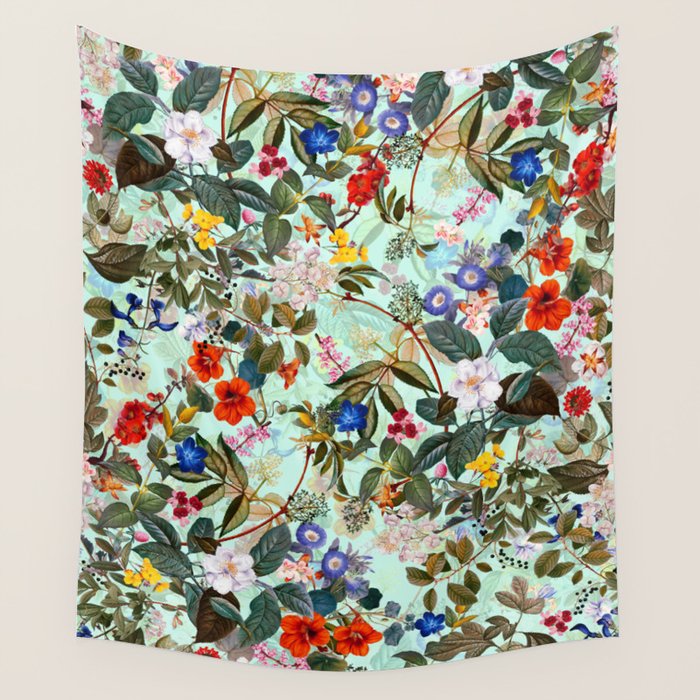 Summer Botanical Garden XVI Wall Tapestry Gallery Image 1