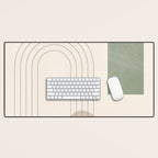 Minimal Geometric Shapes 180 Desk Mat Gallery Image 1