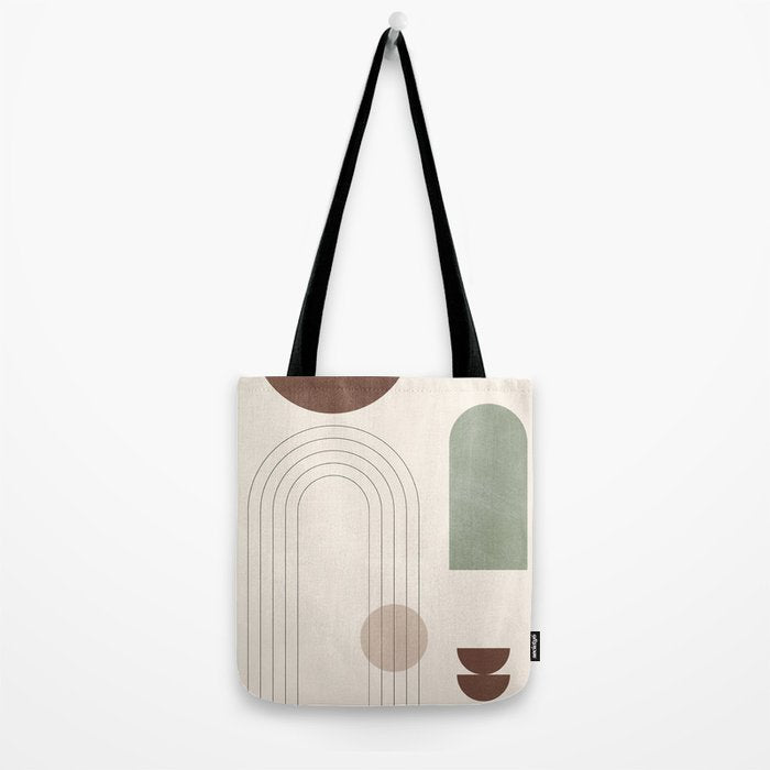 Minimal Geometric Shapes 180 Tote Bag Gallery Image 2