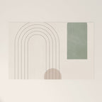 Minimal Geometric Shapes 180 Welcome Mat Gallery Image 1