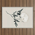White Rose  Outdoor Rug Gallery Image 1