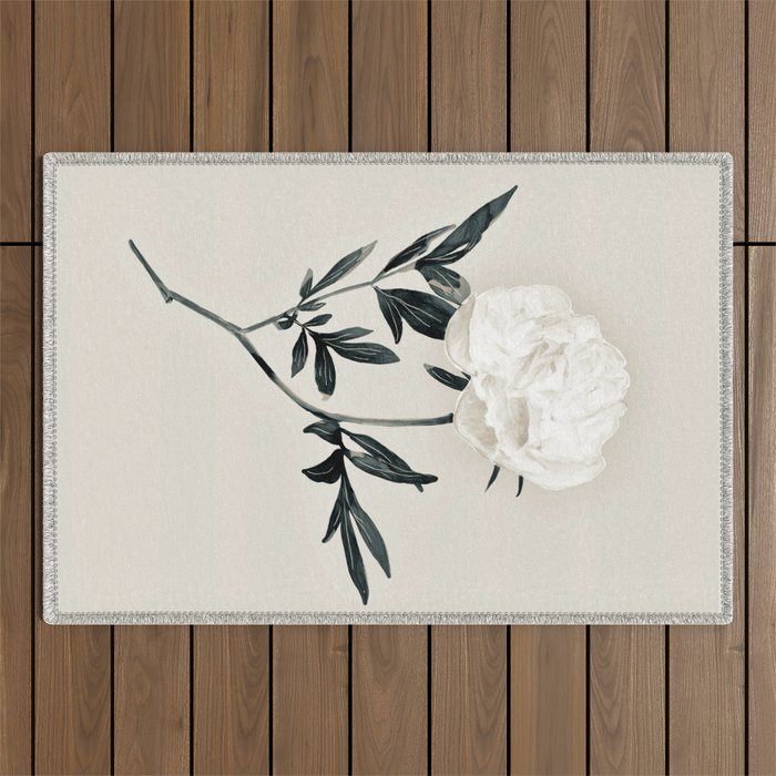 White Rose  Outdoor Rug Gallery Image 1